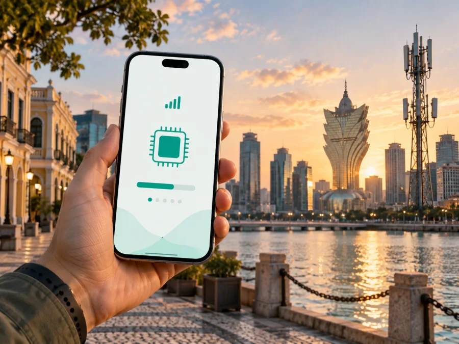 China Telecom eSIM em Macau: o que verificar