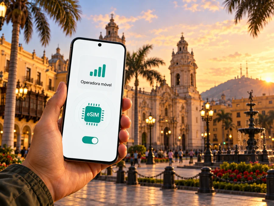 Cuy Móvil eSIM no Peru: ativação e cobertura