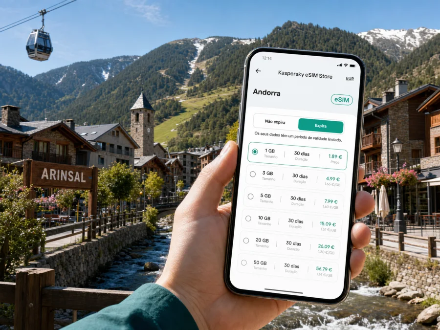 eSIM em Arinsal: internet móvel em Andorra