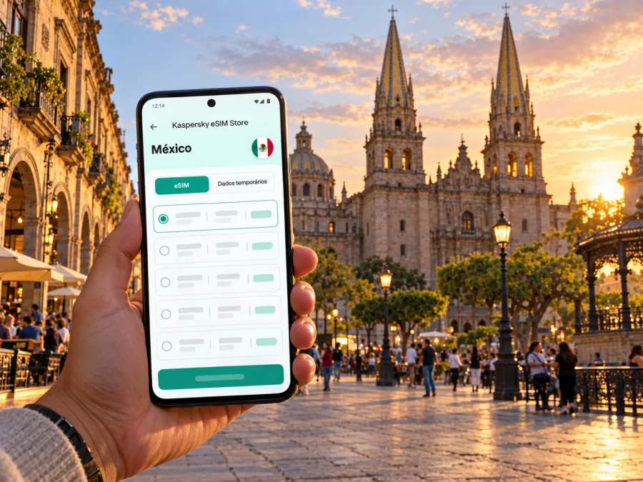 eSIM em Guadalajara: internet móvel no México