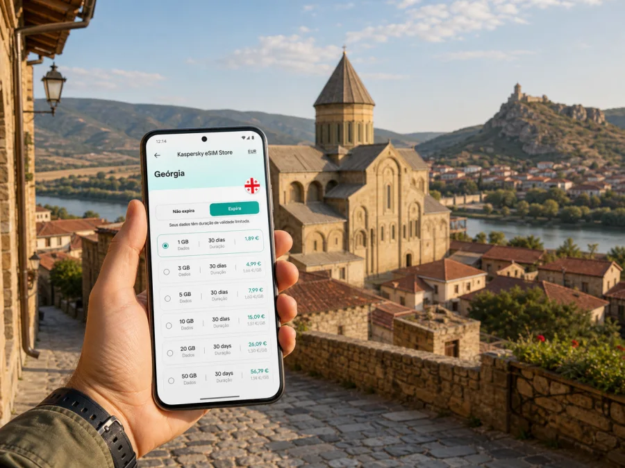 eSIM em Mtskheta: internet móvel para viajar
