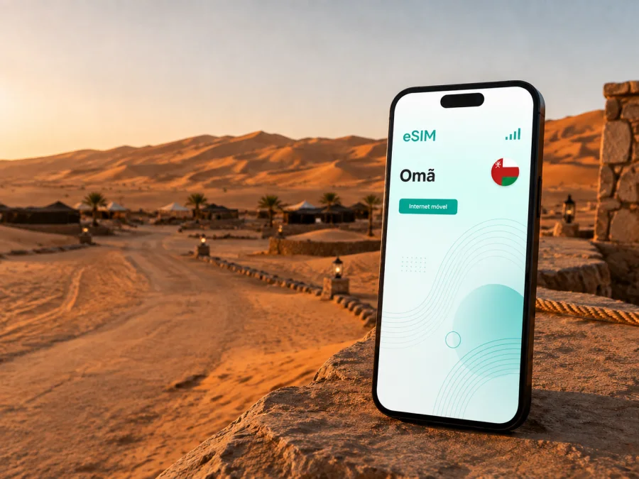 eSIM em Bidiyah: internet móvel no Omã
