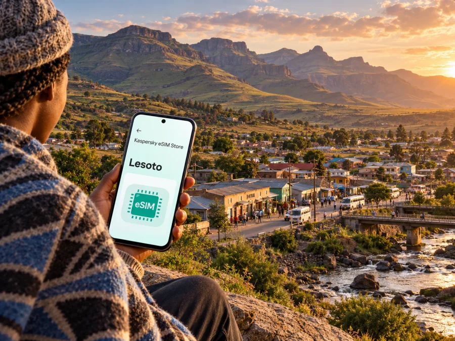 eSIM em Butha-Buthe: internet no norte do Lesoto