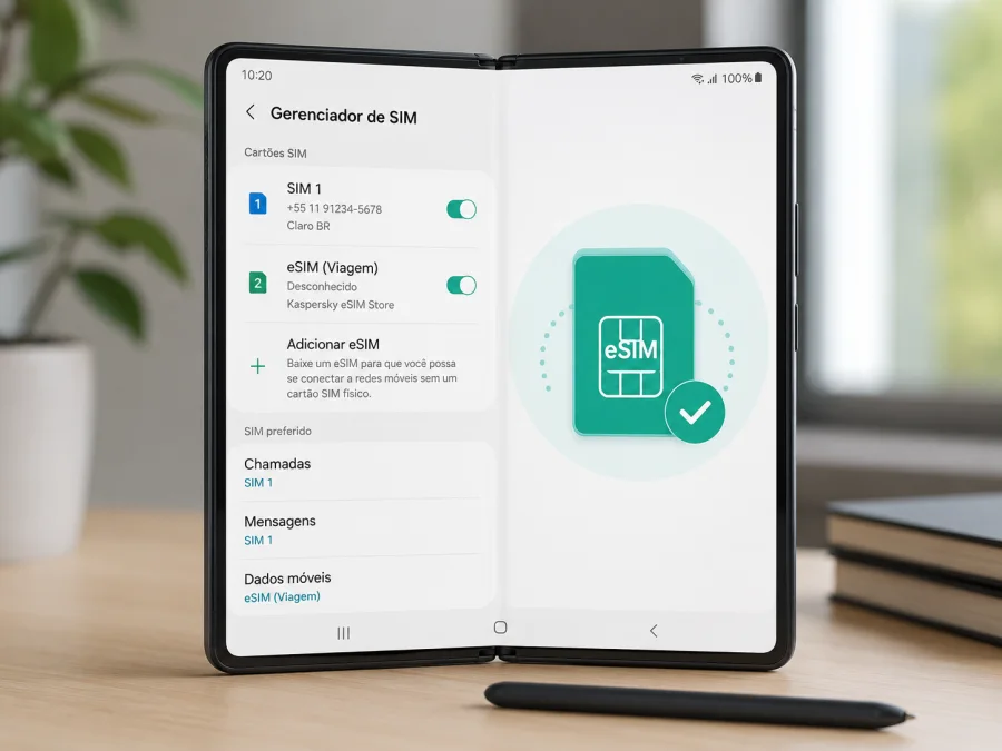 Samsung Galaxy Z Fold3 5G 256GB com eSIM