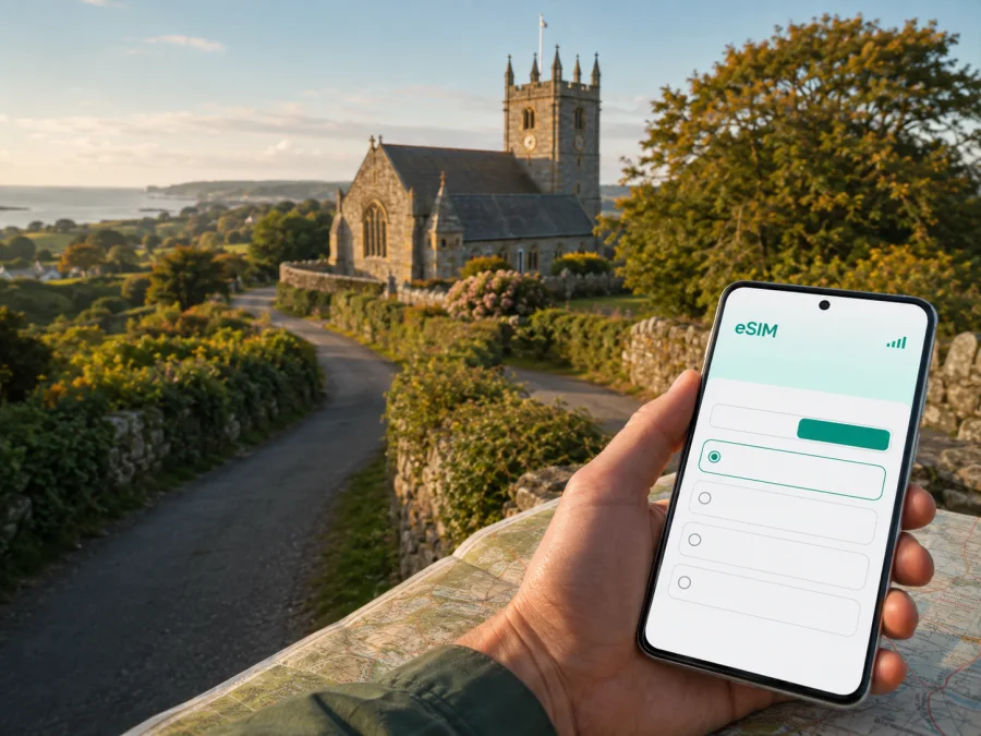 eSIM em São Salvador, Guernsey: guia de viagem