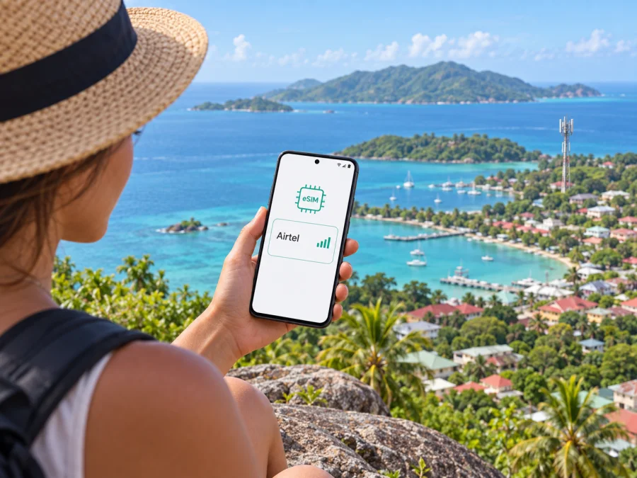 Airtel eSIM nas Seicheles: o que confirmar