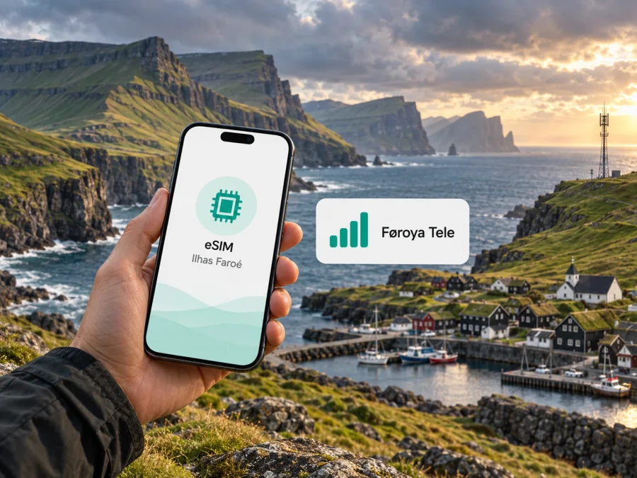 Føroya Tele eSIM nas Ilhas Faroé: guia para viajantes