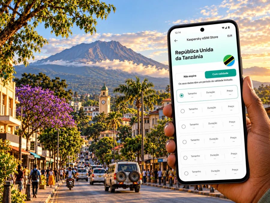 eSIM em Arusha: internet móvel na Tanzânia