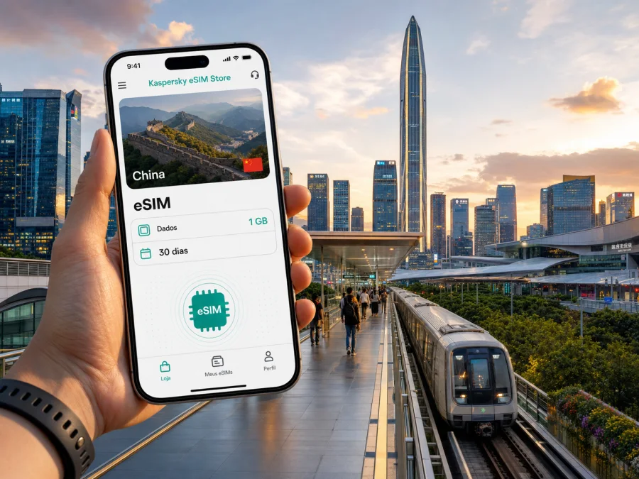 Shenzhen eSIM: internet móvel para viagem