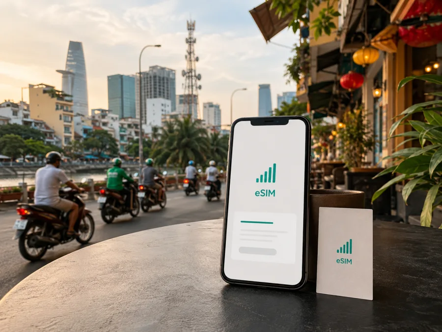 Vinaphone eSIM no Vietnã: guia de conexão