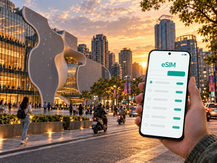 Taichung eSIM: internet móvel em Taiwan