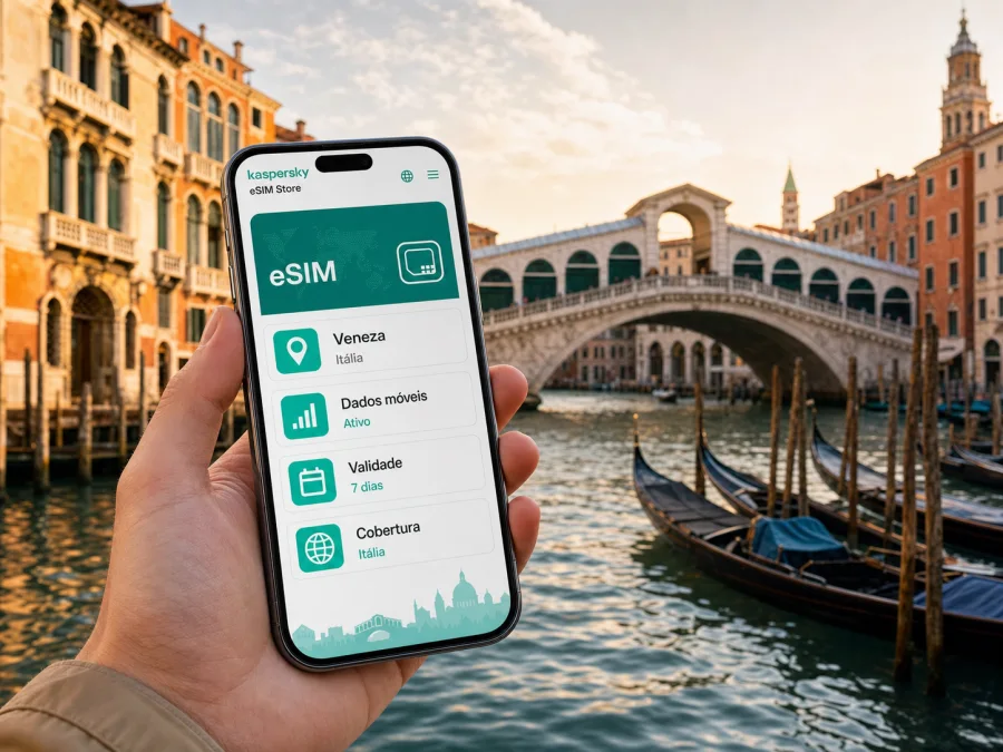eSIM em Veneza: internet móvel na viagem
