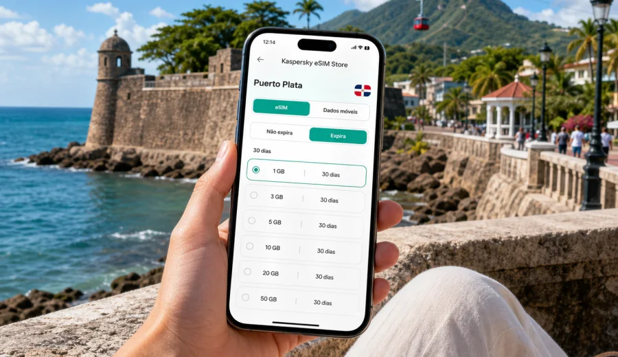 eSIM em Puerto Plata: internet móvel na viagem