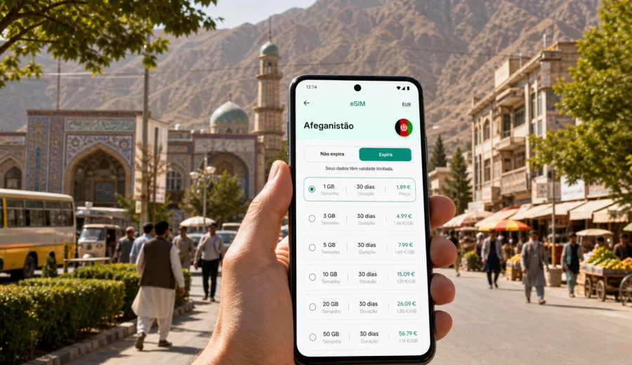 eSIM em Jalalabad: internet para viagem
