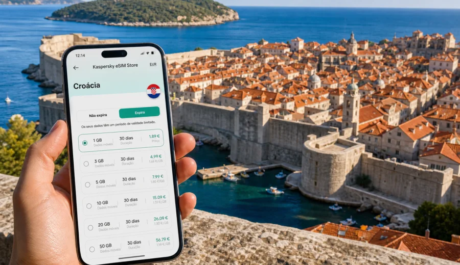 Dubrovnik eSIM: internet móvel na viagem