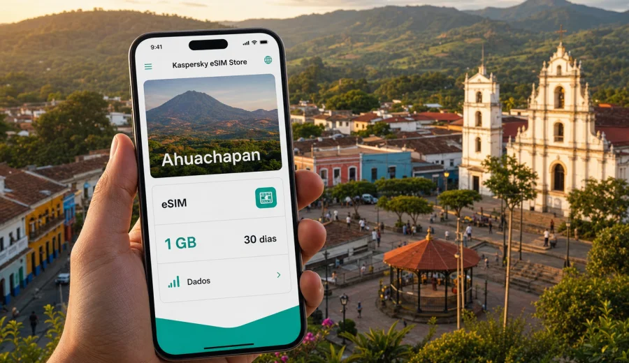 eSIM em Ahuachapan: internet para viagem