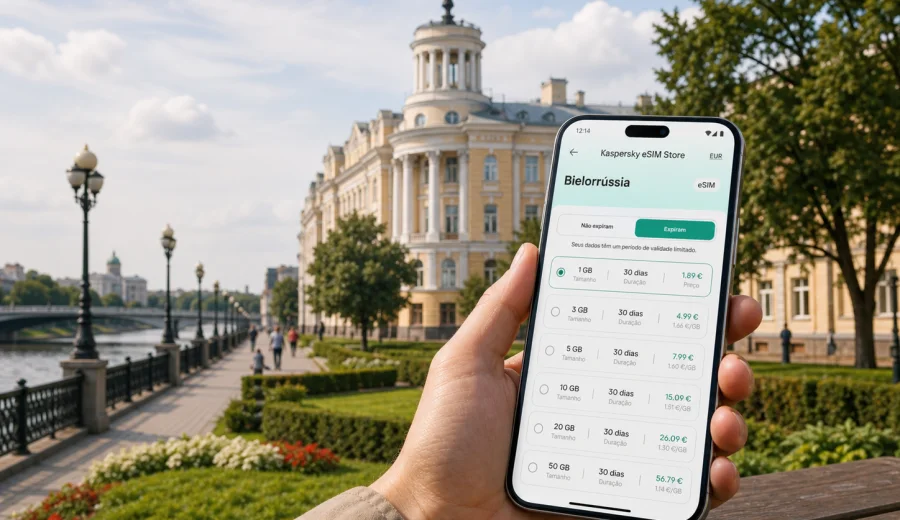 eSIM em Gomel: internet móvel para viajar