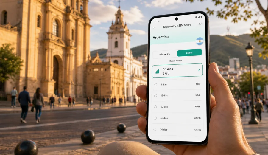 eSIM em Córdoba: internet móvel na Argentina