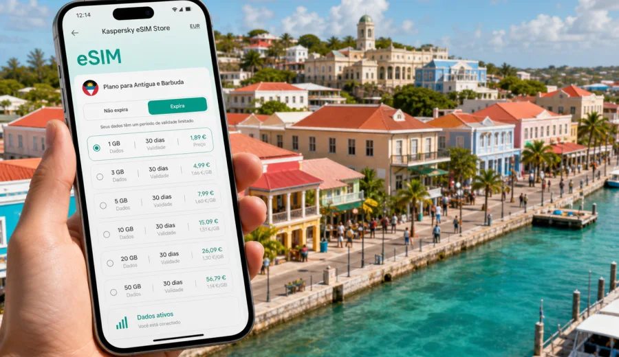 eSIM em St John's: internet móvel para viagem