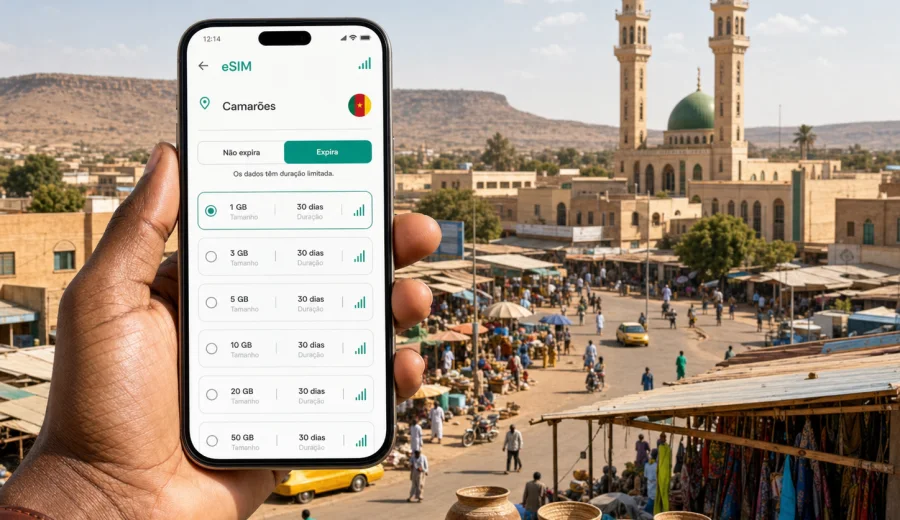 eSIM em Maroua: internet móvel para viajar