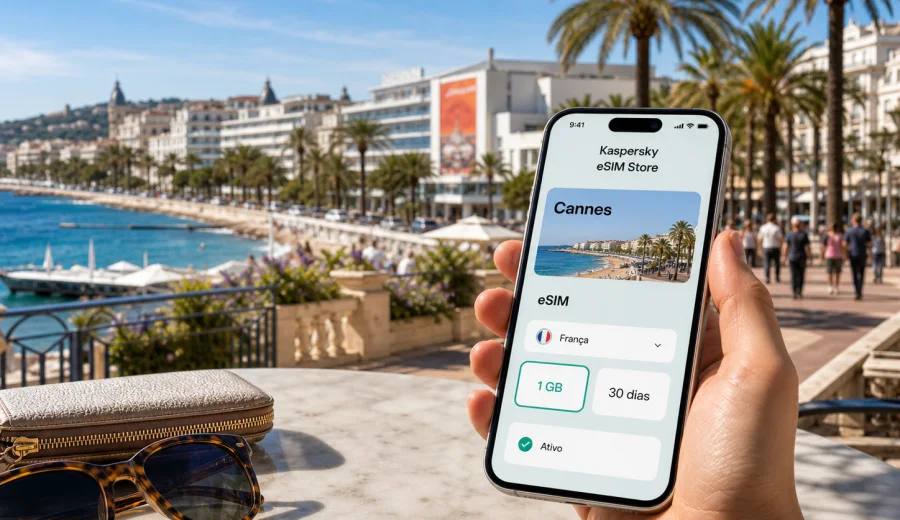 Cannes eSIM: internet móvel para viagem