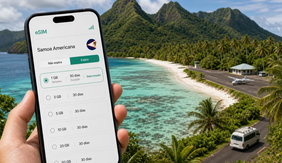 eSIM em Ofu: internet em Samoa Americana
