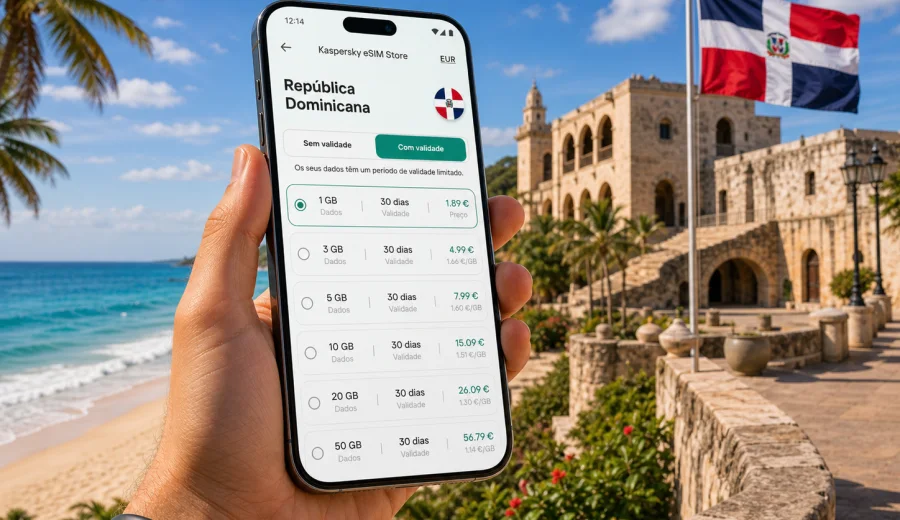 eSIM na República Dominicana: internet em viagem