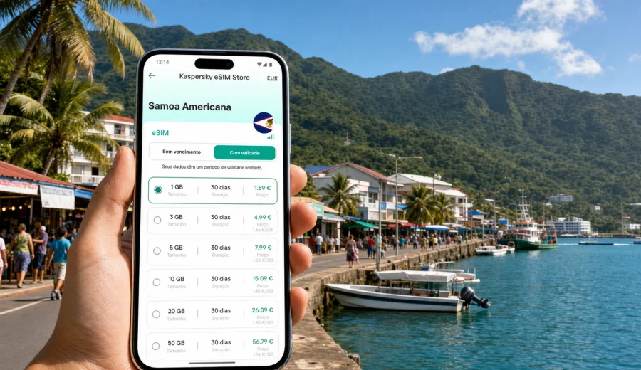 Fagatogo eSIM: internet móvel para viagem