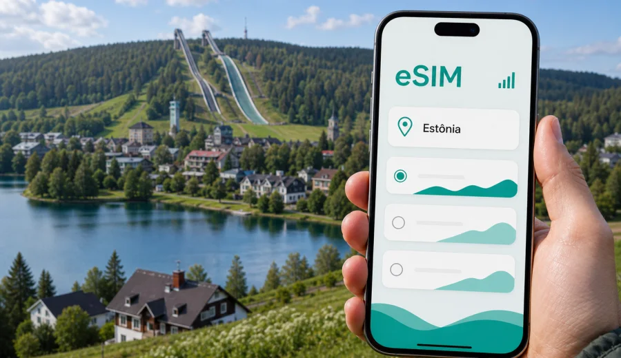 Otepaa eSIM: internet móvel na Estônia