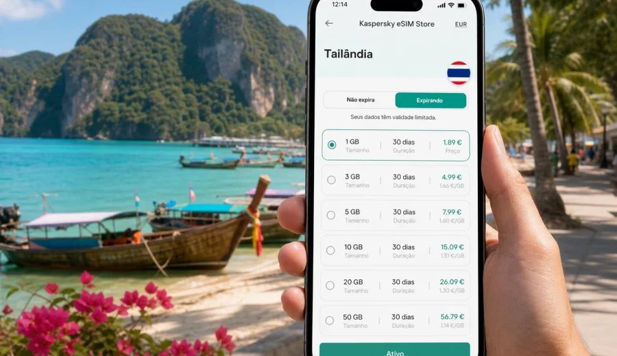 eSIM em Phuket: internet móvel para viajar