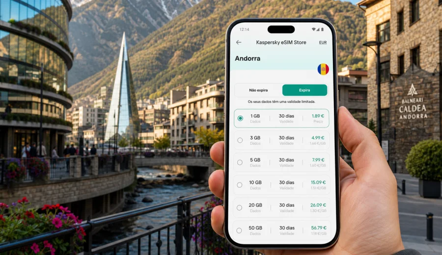 eSIM em Escaldes-Engordany: internet em viagem