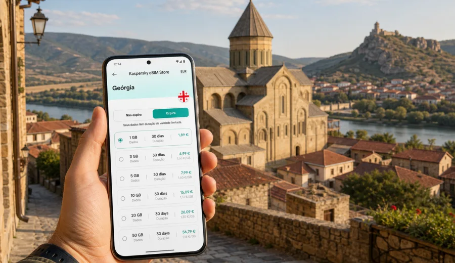eSIM em Mtskheta: internet móvel para viajar