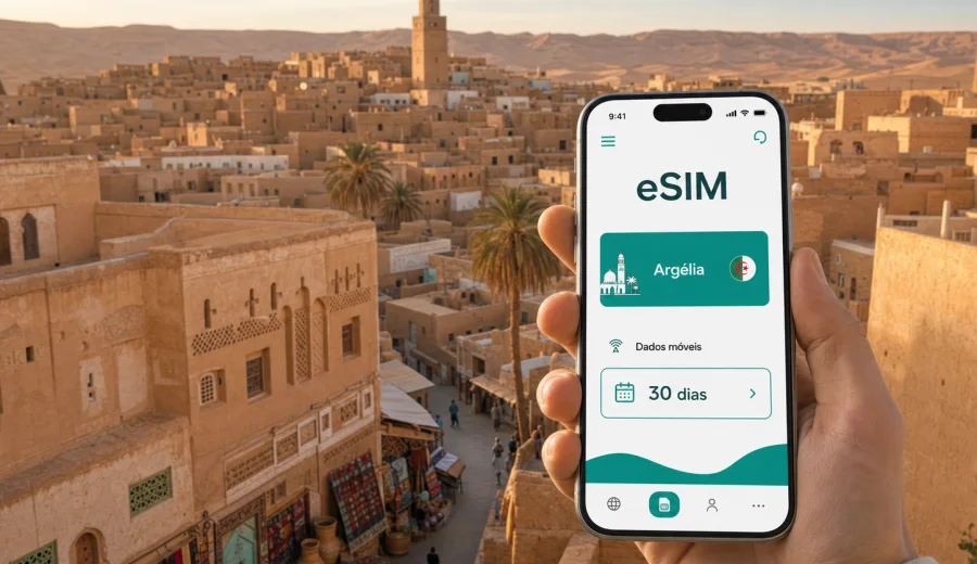 Ghardaia com eSIM: internet móvel na viagem