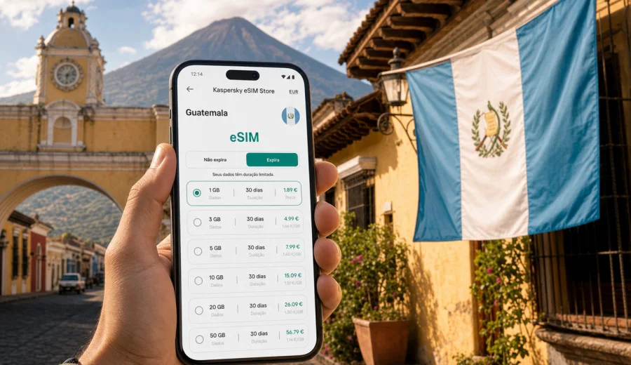 eSIM Guatemala: conexão móvel e internet