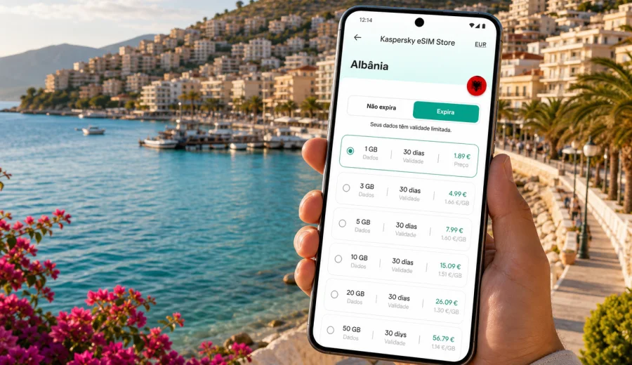 eSIM em Sarande: internet para viajar
