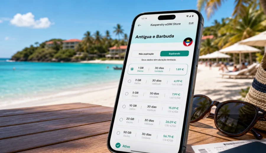 Dickenson Bay eSIM: internet móvel na viagem