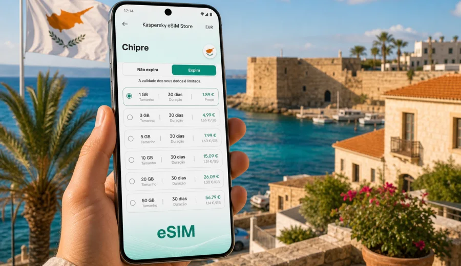eSIM para Chipre: ligação móvel e internet