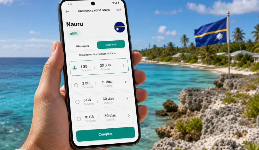 eSIM para Nauru: internet móvel na viagem