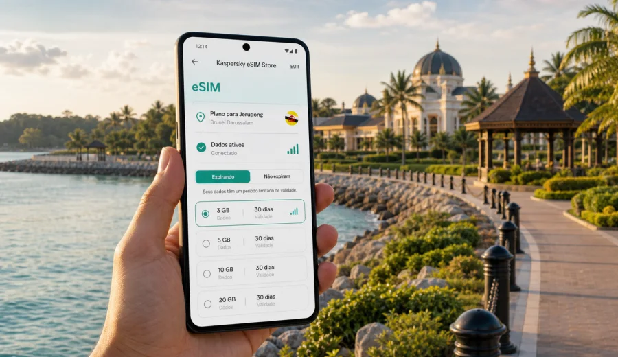 Jerudong eSIM: internet móvel em viagem