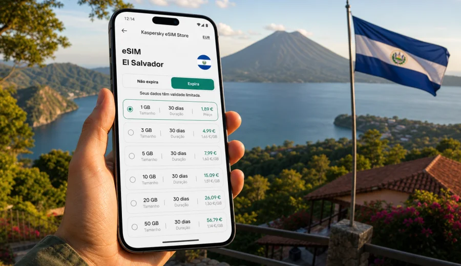 eSIM para El Salvador: internet na viagem