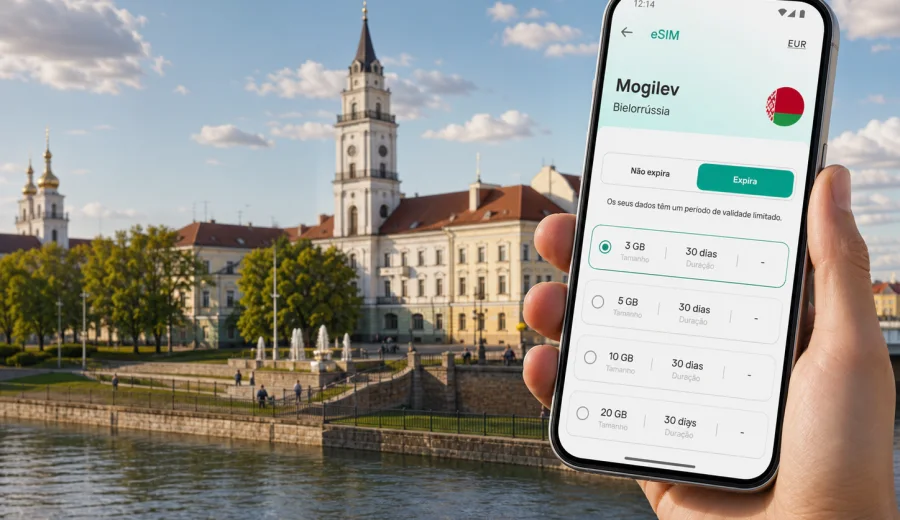 eSIM em Mogilev: internet móvel na viagem