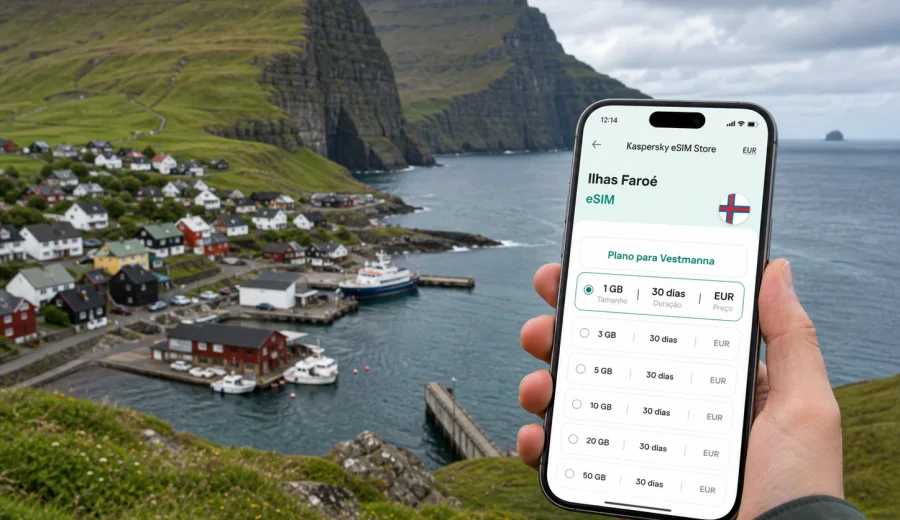 eSIM em Vestmanna: internet para viagem