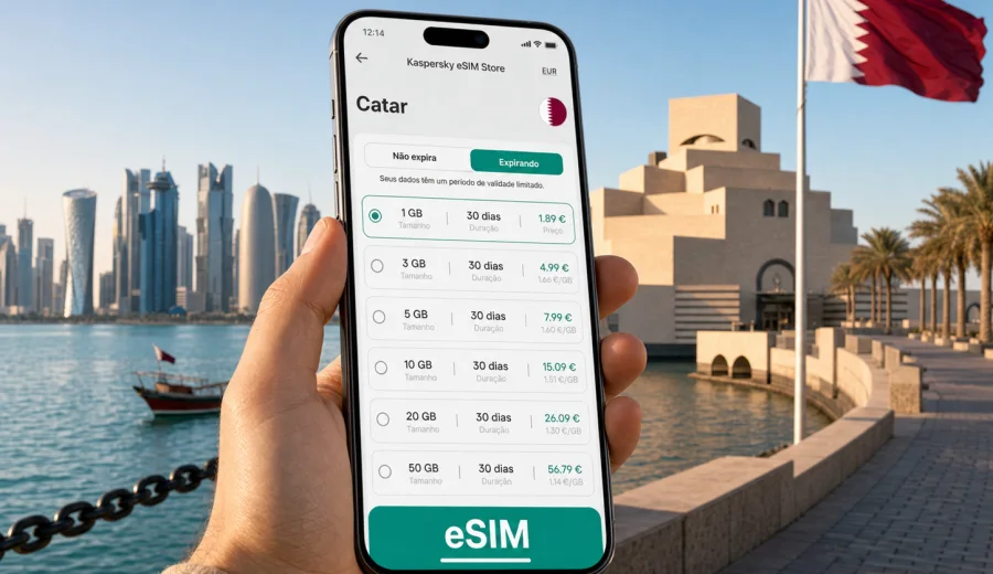 eSIM no Catar: internet e conexão móvel