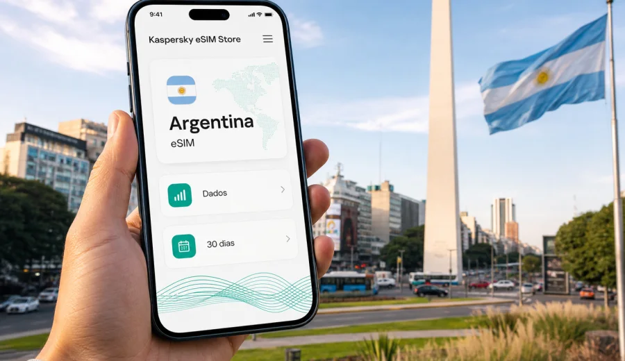 eSIM na Argentina: internet móvel na viagem