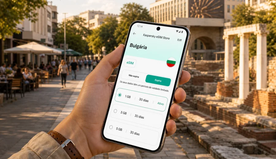 eSIM em Stara Zagora: internet na Bulgária