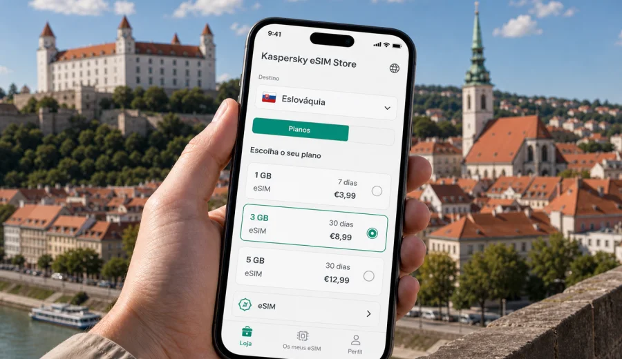 eSIM na Eslováquia: internet para viagem