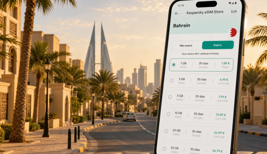eSIM em Saar: internet móvel no Bahrein