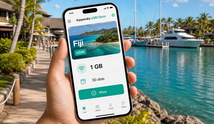 Denarau eSIM: ligação móvel e internet