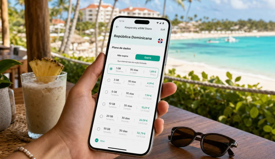 eSIM em Punta Cana: internet móvel para viagem