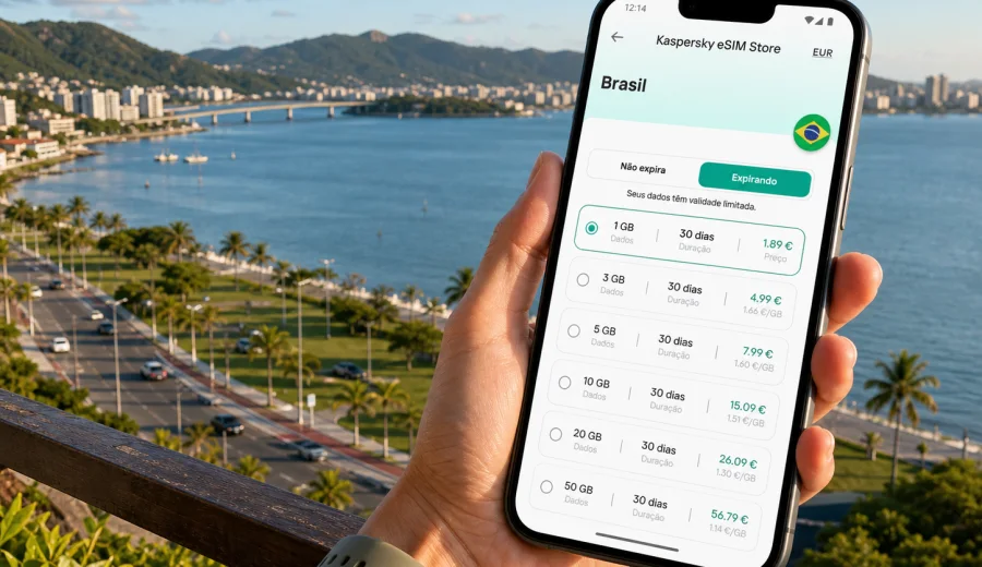 eSIM em Florianópolis: internet móvel na viagem